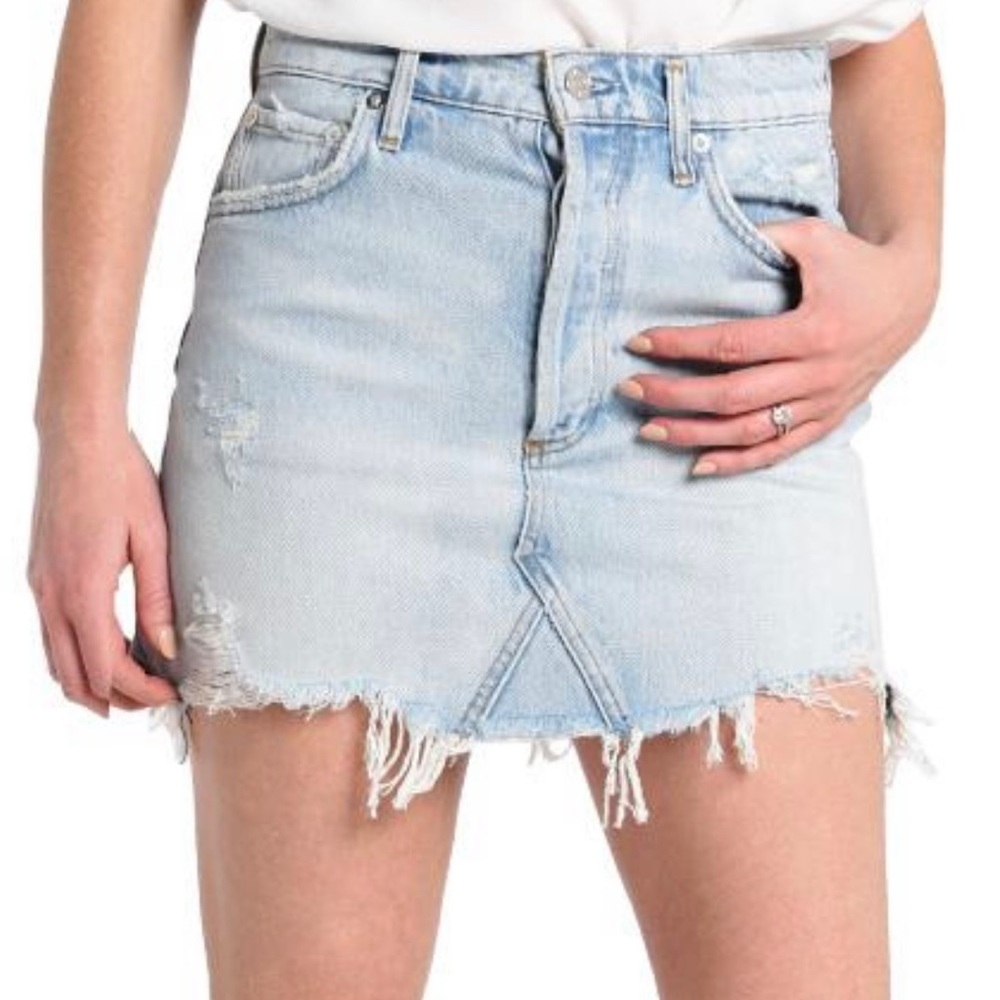 AGOLDE denim mini skirt SIZE 26